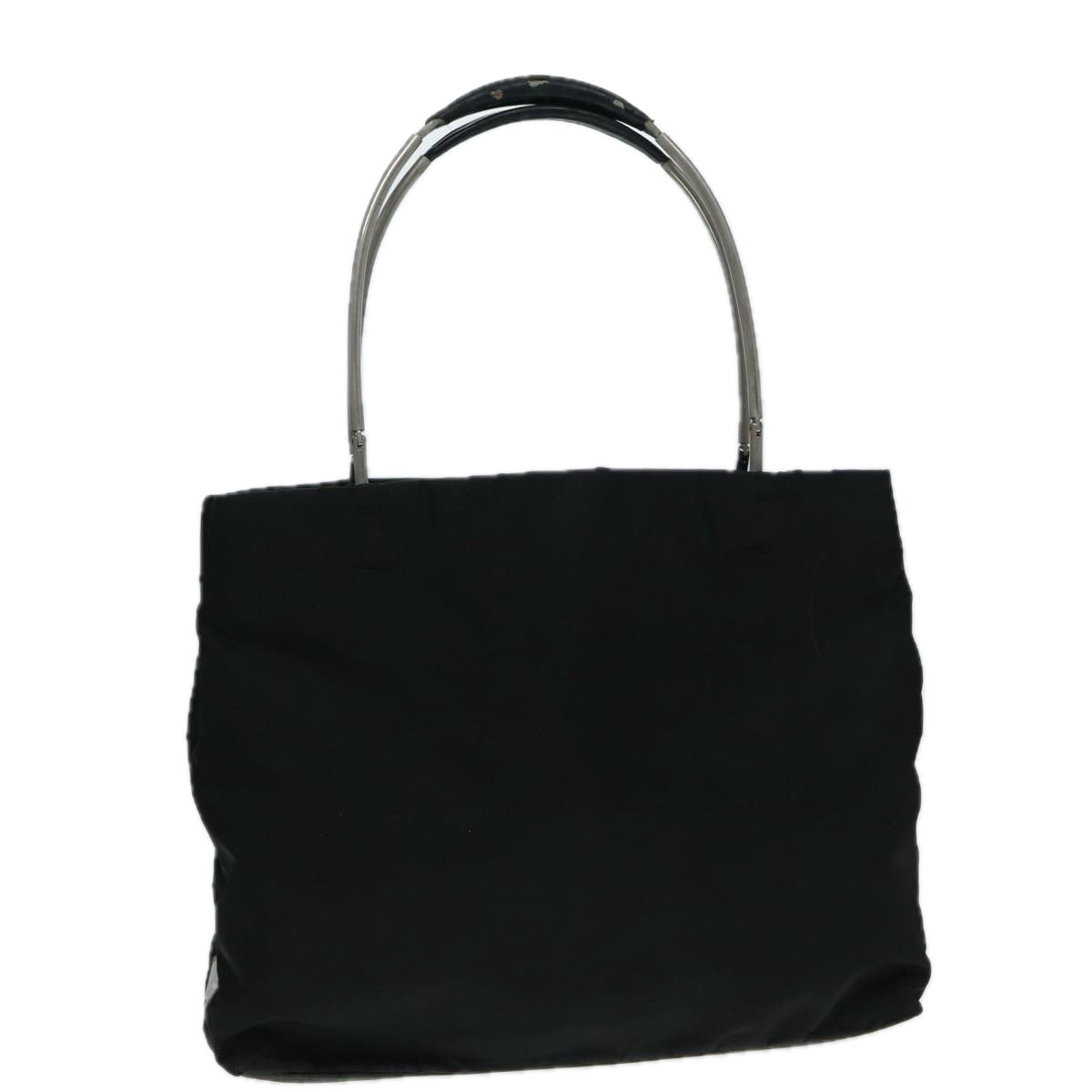 Luxury Prada Hand Bag Nylon Black Silver  bs17017
