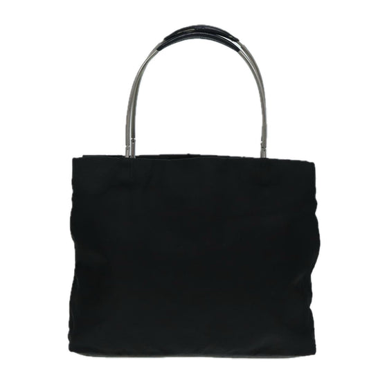 Luxury Prada Hand Bag Nylon Black Silver  bs17017