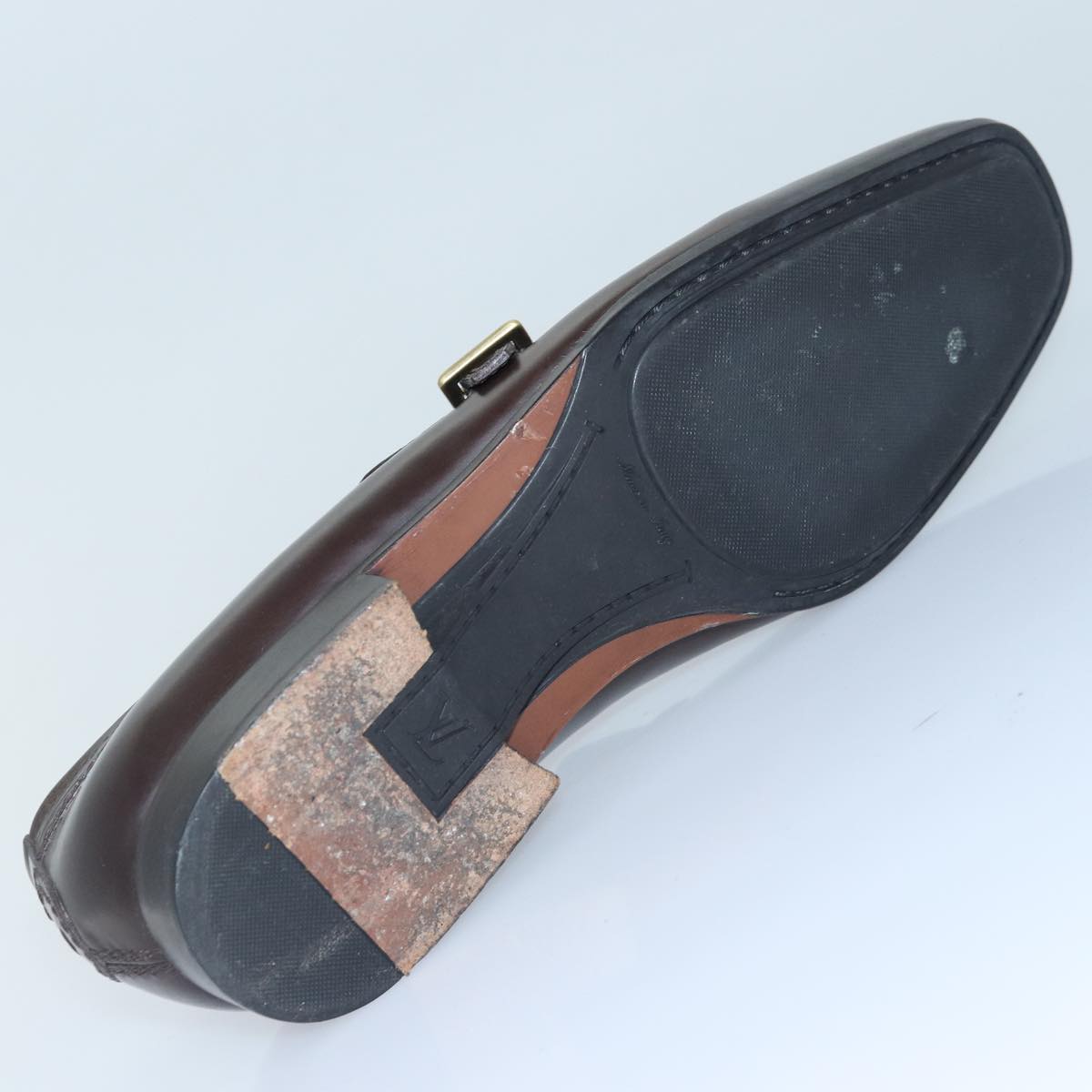 LOUIS VUITTON shoes Leather 7 Brown LV bs17139