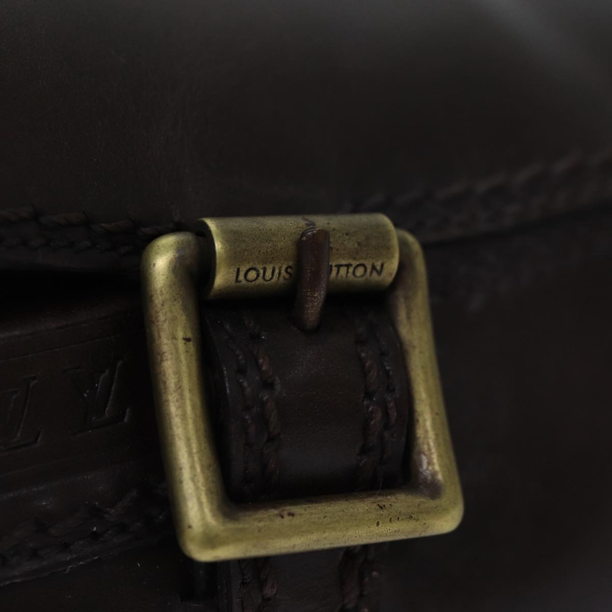 LOUIS VUITTON shoes Leather 7 Brown LV bs17139