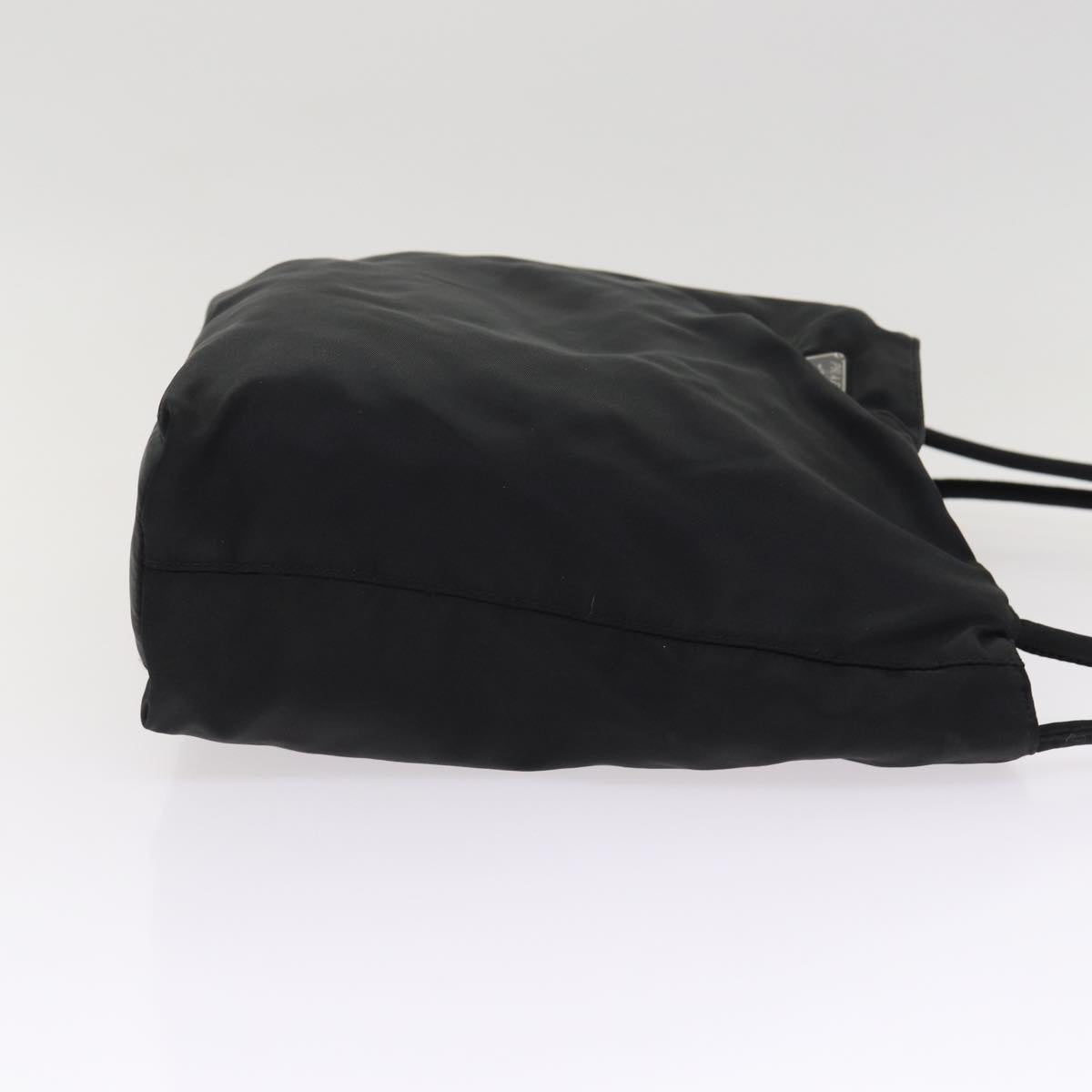 Luxury Prada Tote Bag Nylon Black Silver  bs17242