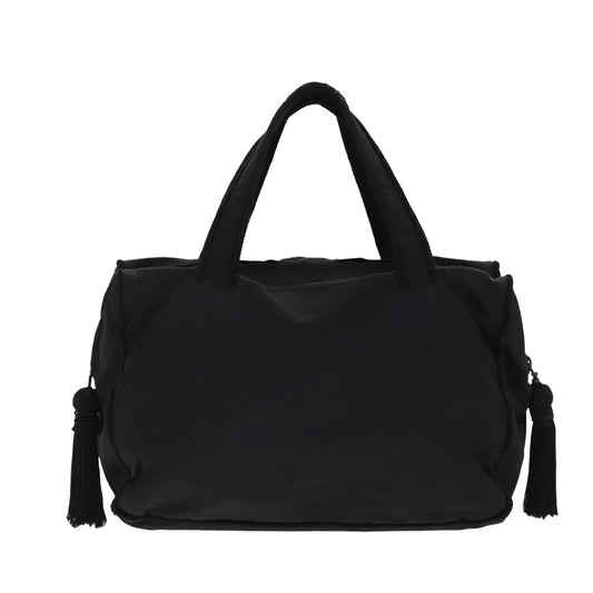 Luxury Prada Hand Bag Nylon Black Silver  bs17243