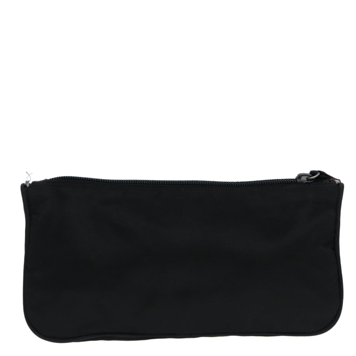 Luxury Prada Accessory Pouch Nylon Black Silver  bs17261