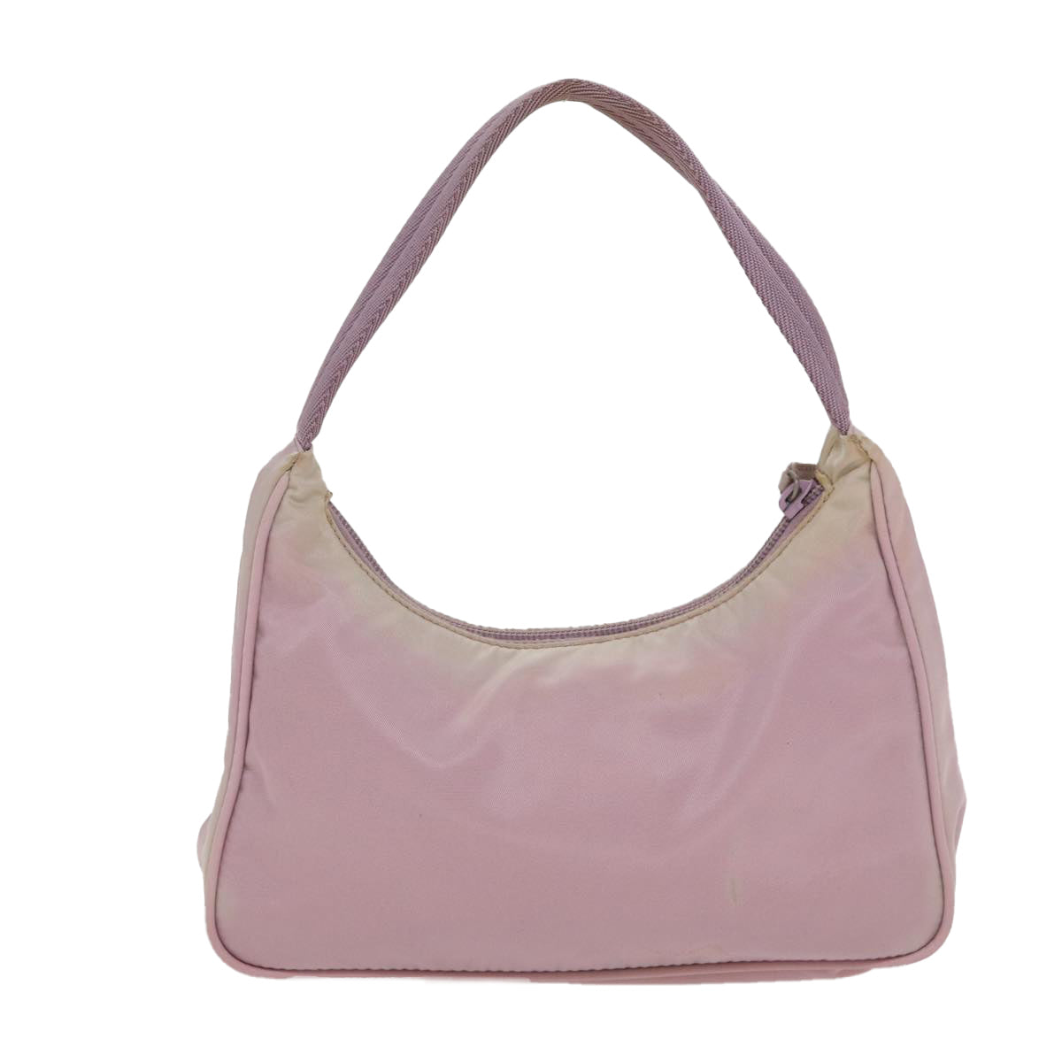 Luxury Prada Mini Hand Bag Nylon Pink Silver  bs17283