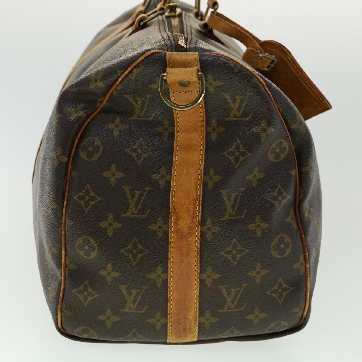 LOUIS VUITTON Monogram Keepall Bandouliere 45 Boston Bag M41418 LV bs1733