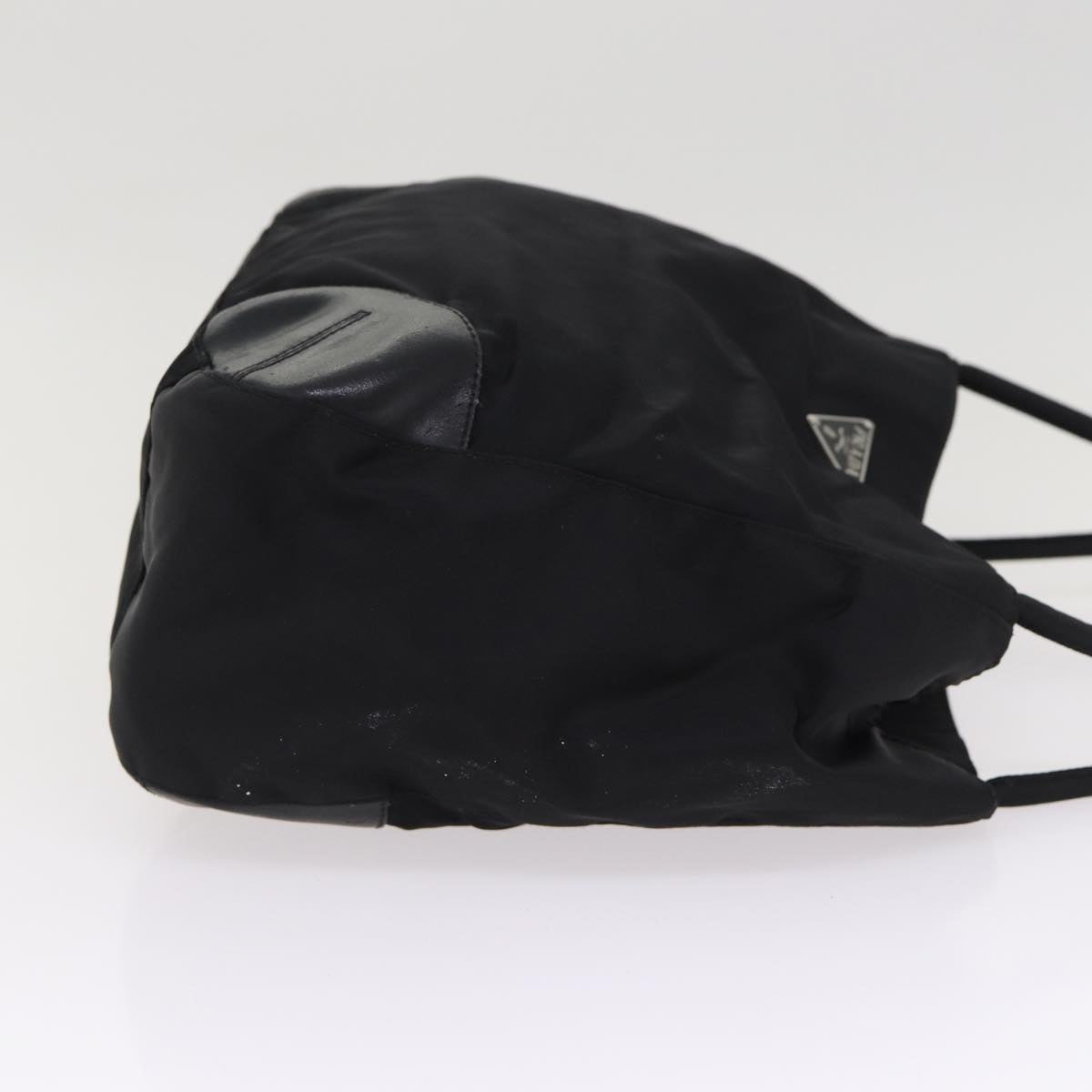 Luxury Prada Tote Bag Nylon Black Silver  bs17340