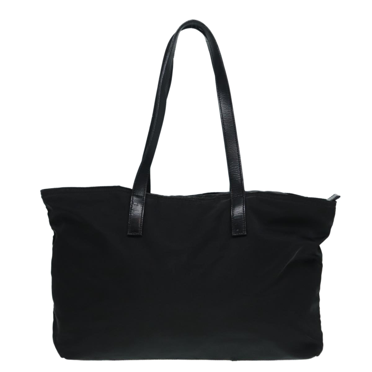 Luxury Prada Tote Bag Nylon Black Silver  bs17347