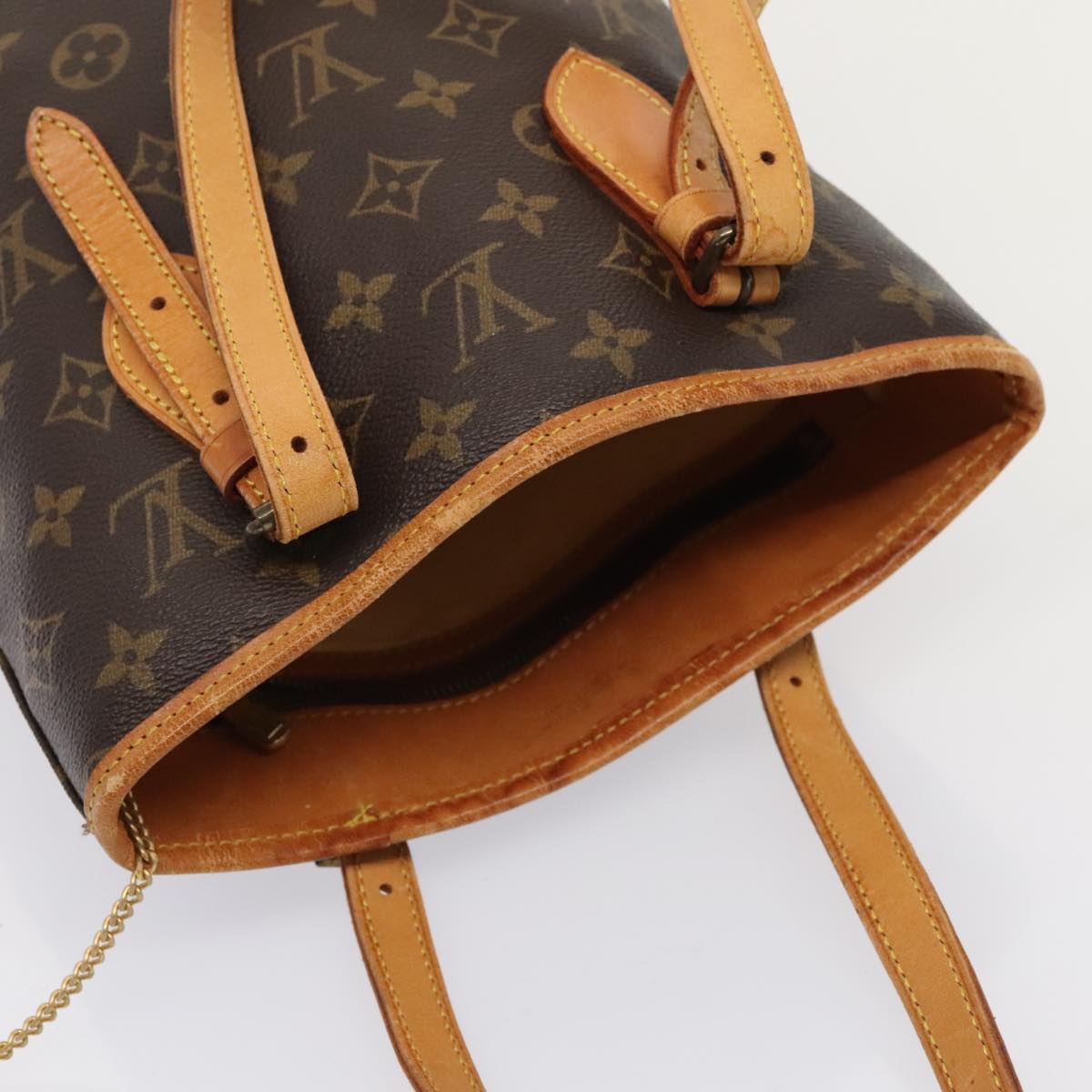 LOUIS VUITTON Monogram Bucket PM Shoulder Bag M42238 LV bs17397
