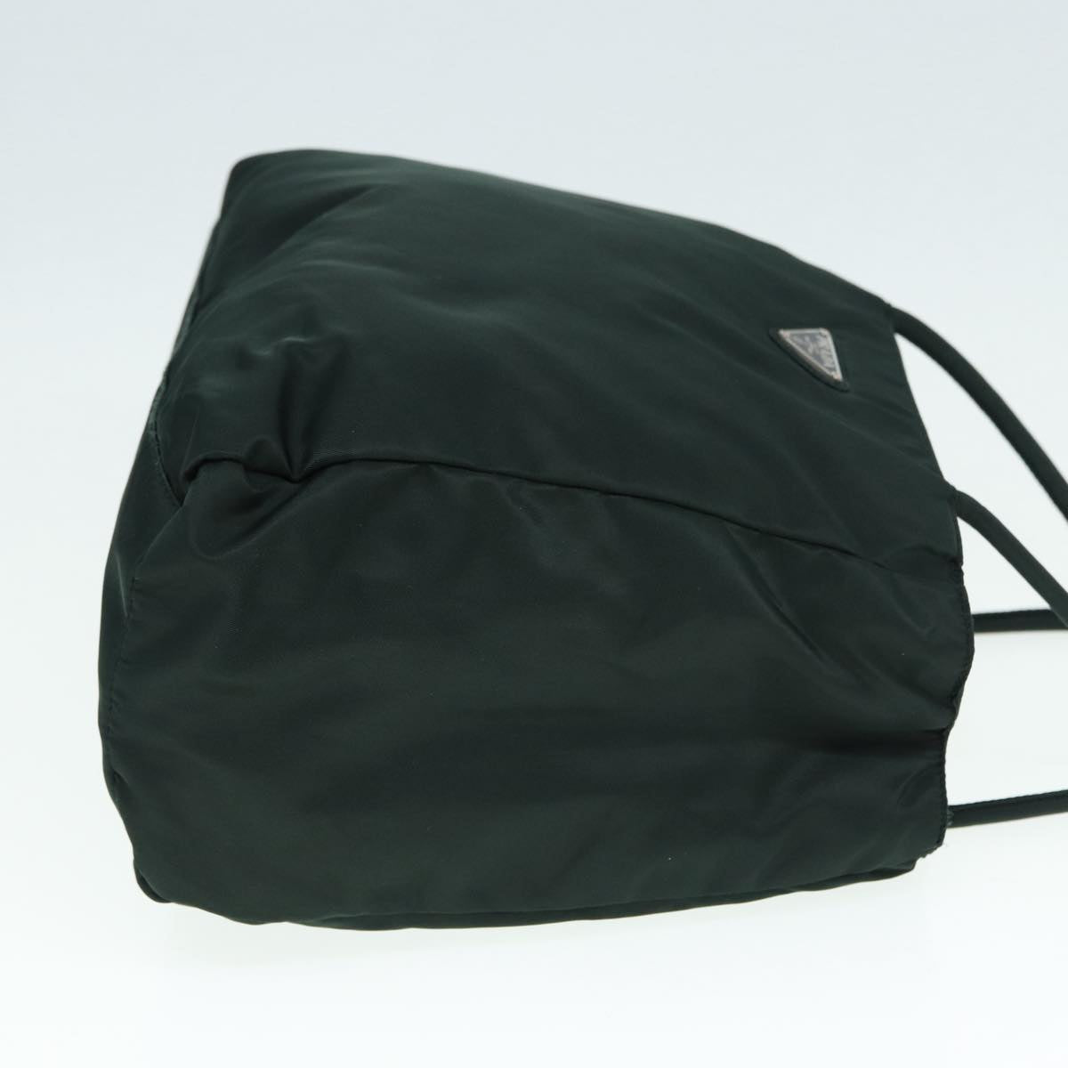 Luxury Prada Hand Bag Nylon Green Silver  bs17500