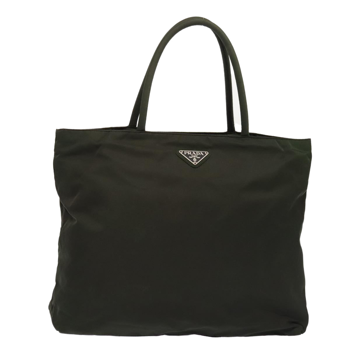 Luxury Prada Hand Bag Nylon Green Silver  bs17514