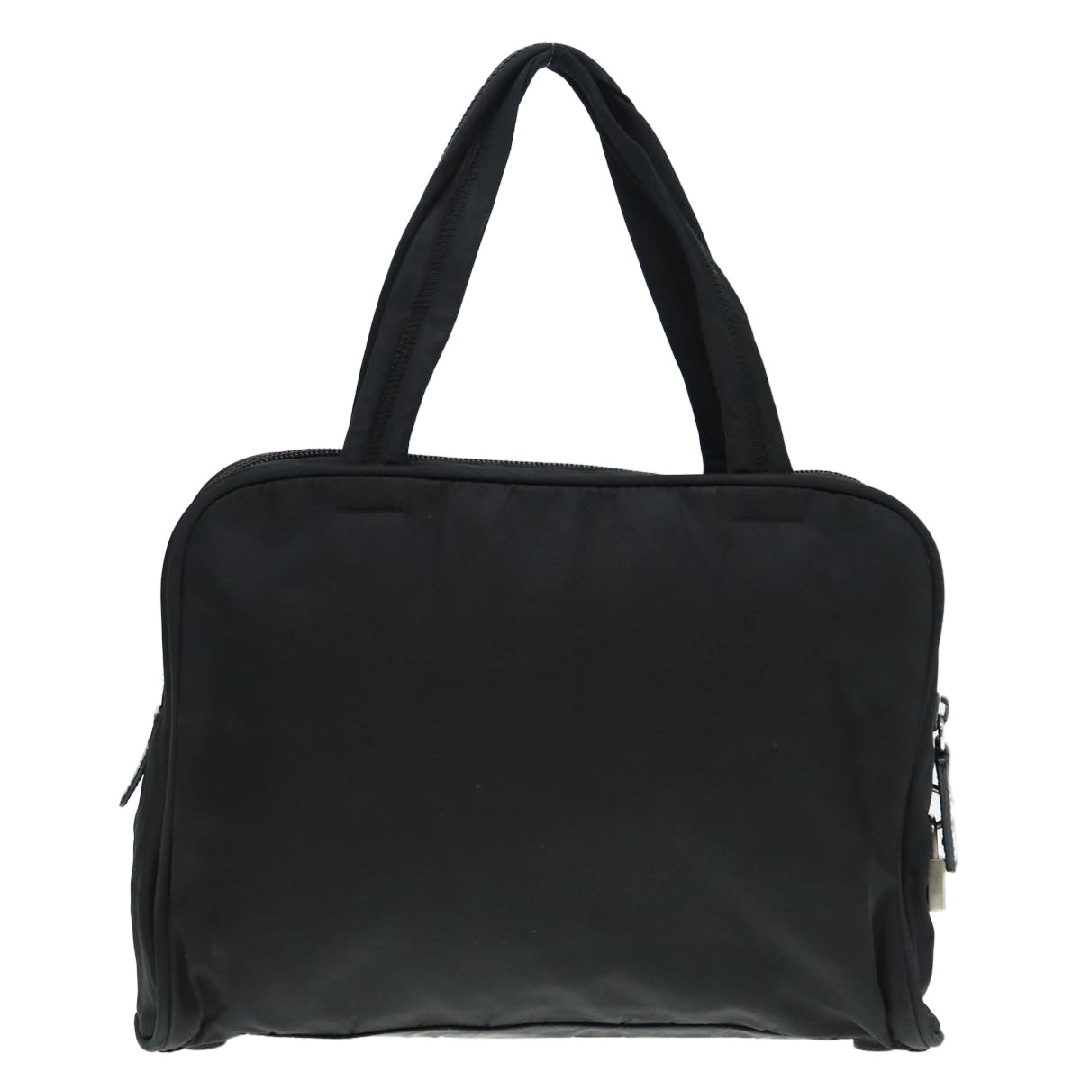 Luxury Prada Hand Bag Nylon Black Silver  bs17516