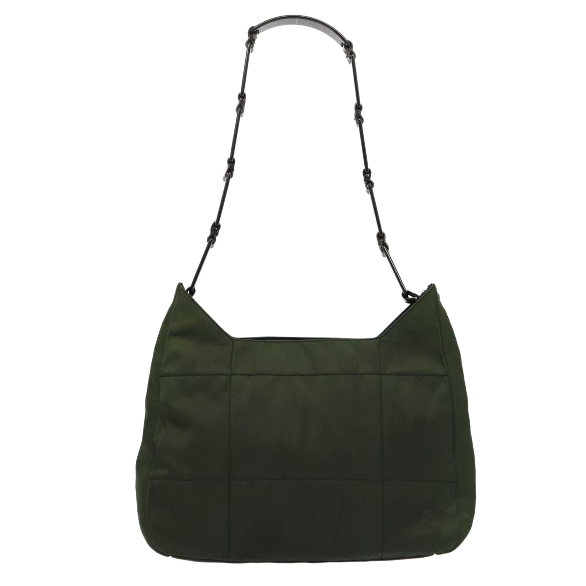 Luxury Prada Shoulder Bag Nylon Green Black  bs17519