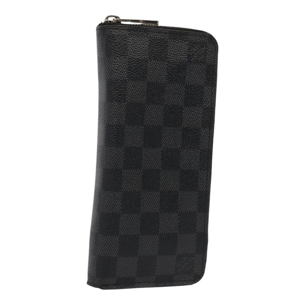 LOUIS VUITTON Damier Graphite Zippy Wallet Vertical N63095 LV bs17562