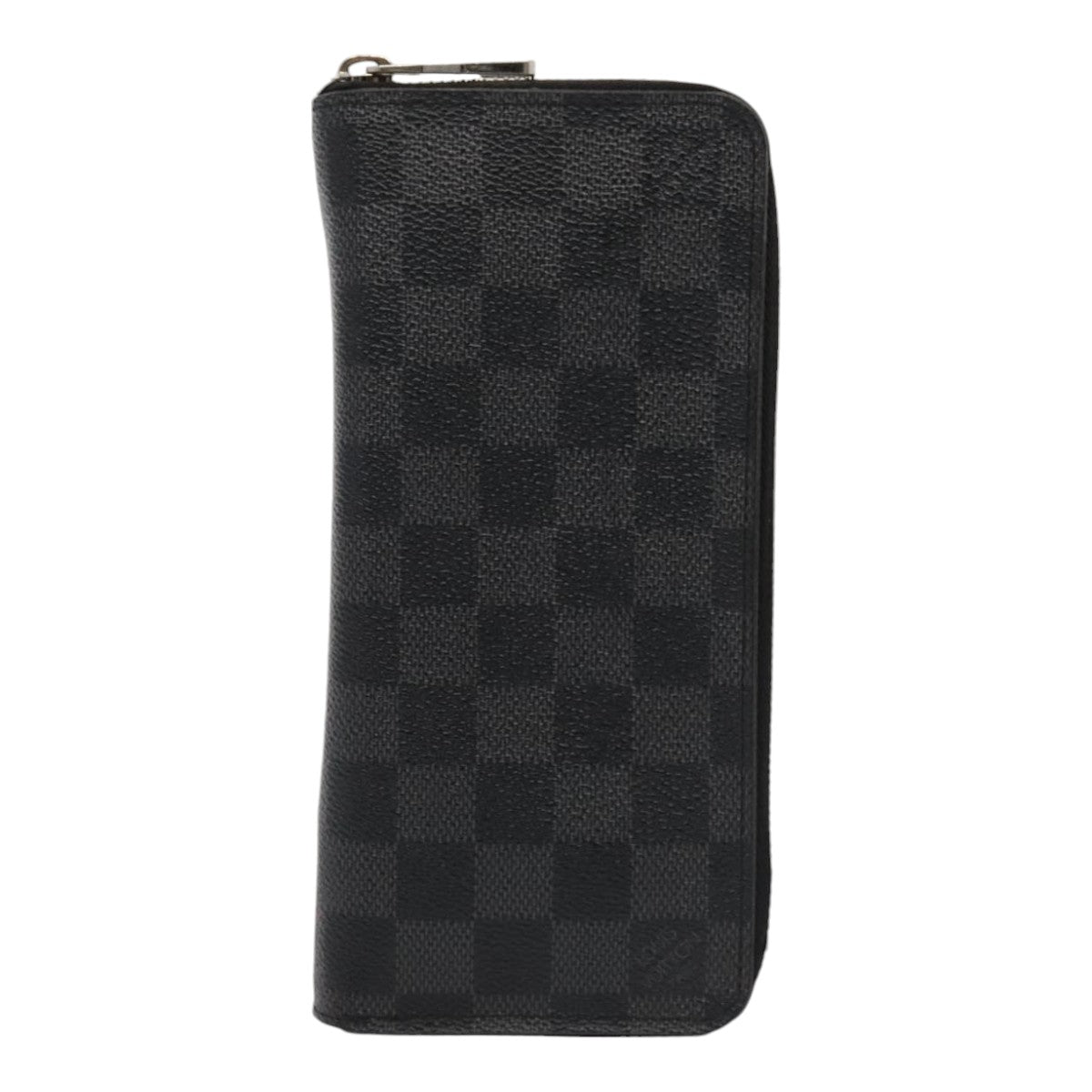 LOUIS VUITTON Damier Graphite Zippy Wallet Vertical N63095 LV bs17562