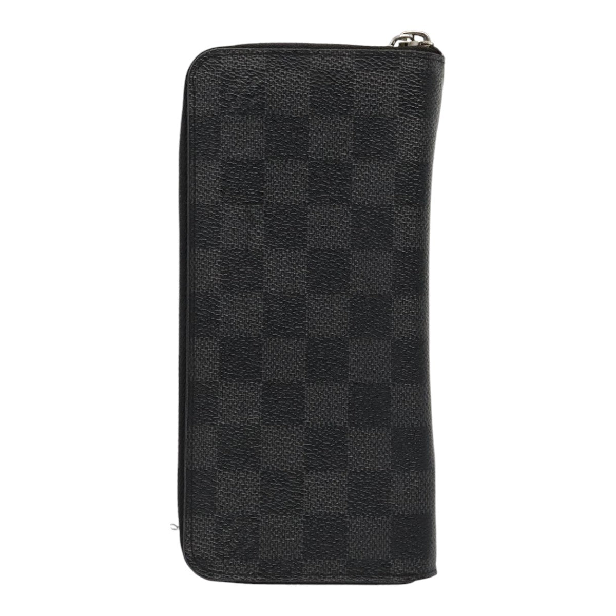 LOUIS VUITTON Damier Graphite Zippy Wallet Vertical N63095 LV bs17562