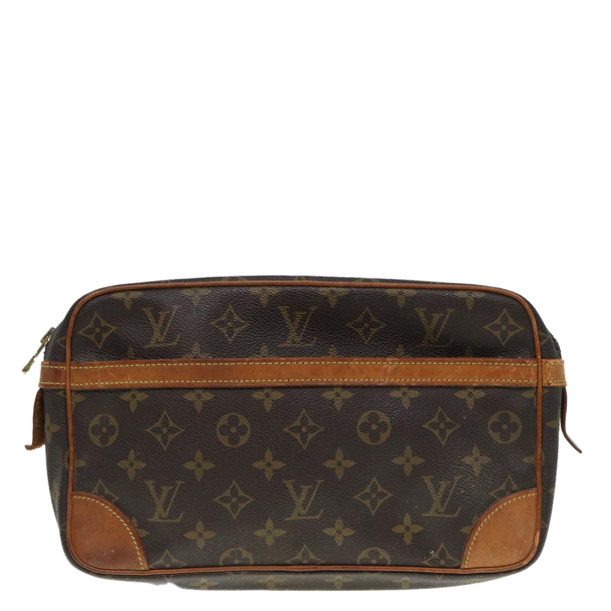 LOUIS VUITTON Monogram Compiegne 28 Clutch Bag M51845 LV bs17563