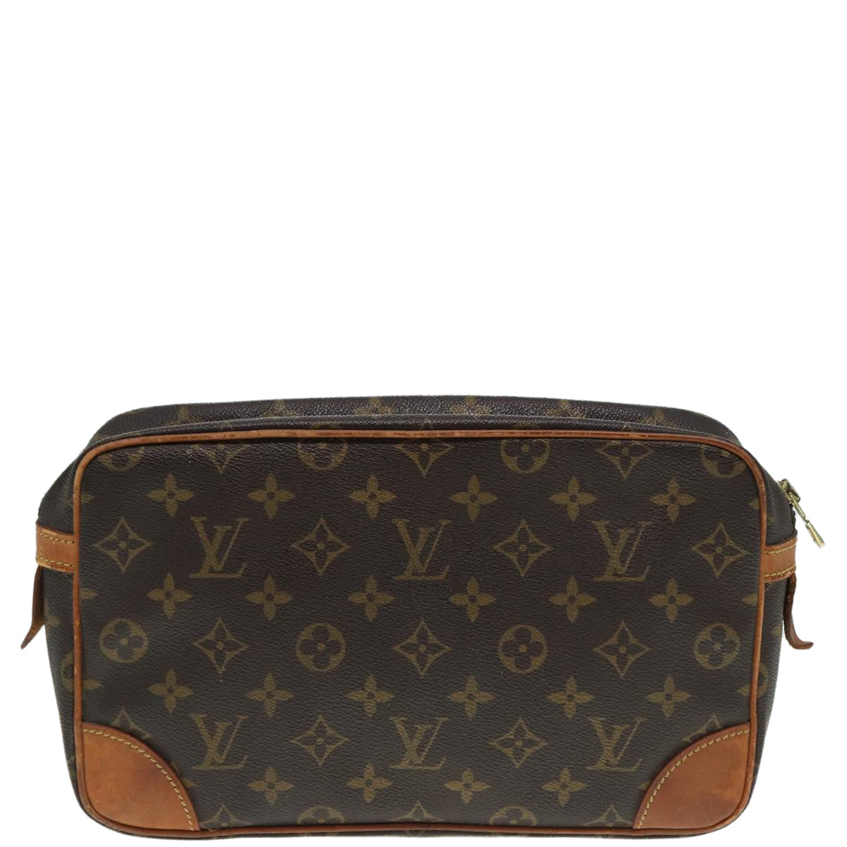 LOUIS VUITTON Monogram Compiegne 28 Clutch Bag M51845 LV bs17563