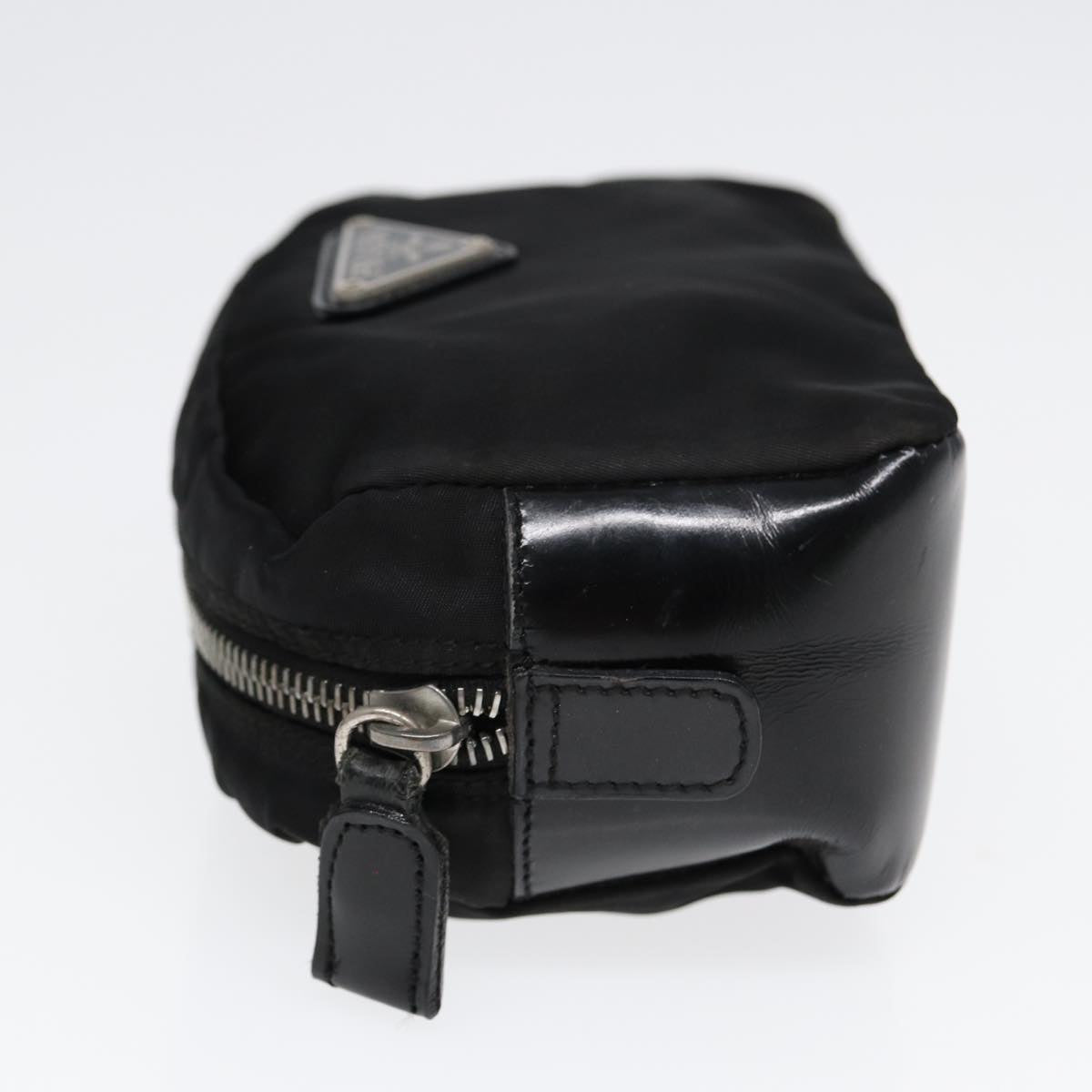 Luxury Prada Pouch Nylon Black Silver  bs17569