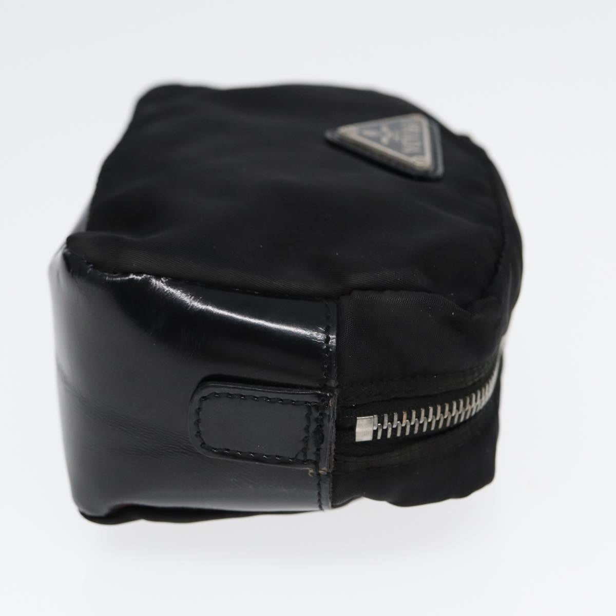 Luxury Prada Pouch Nylon Black Silver  bs17569