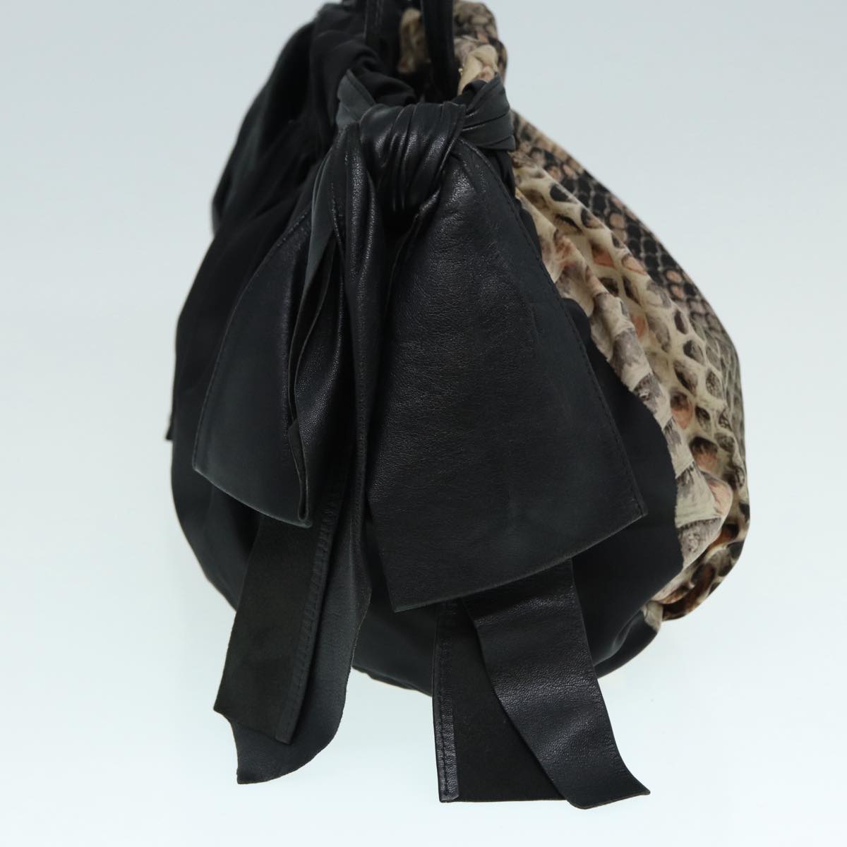 Luxury Prada Hand Bag Nylon Black Gold  bs17580