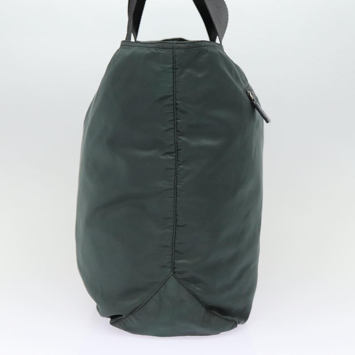 Luxury Prada Tote Bag Nylon Green Silver  bs17581