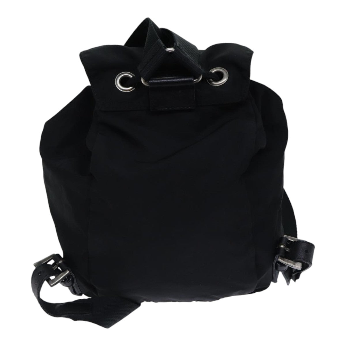 Luxury Prada Backpack Nylon Black Silver  bs17599