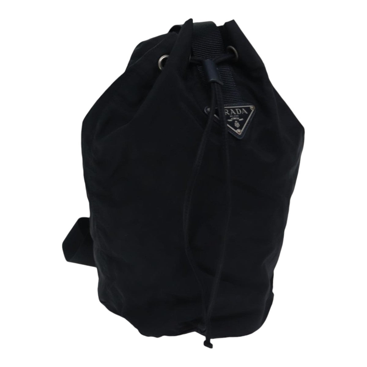 Luxury Prada Shoulder Bag Nylon Black Silver  bs17600