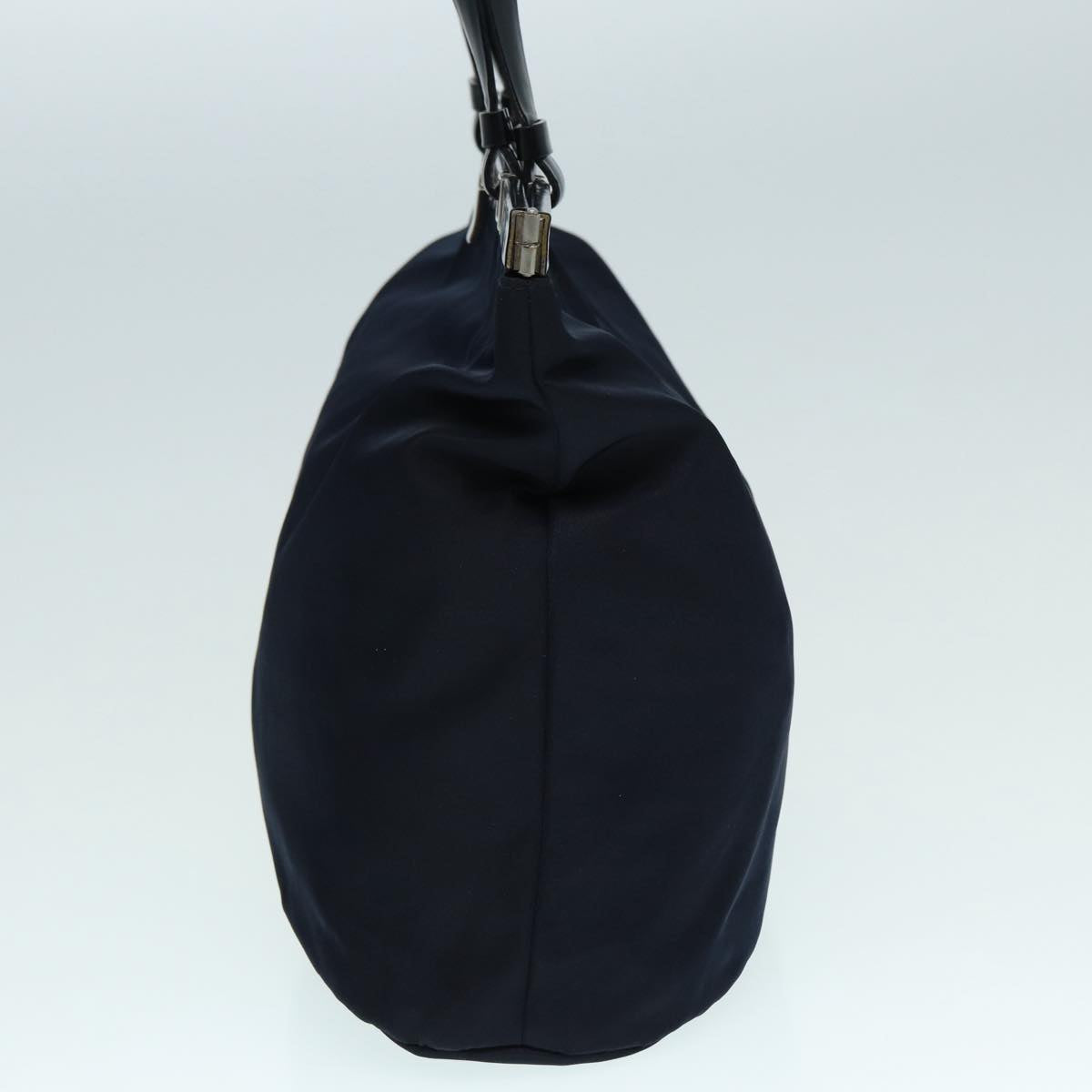Luxury Prada Hand Bag Nylon Navy Silver  bs17602
