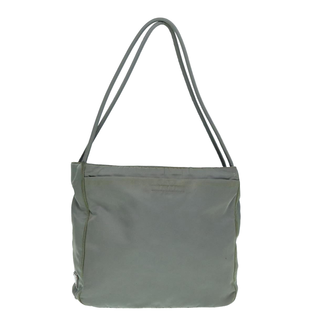 Luxury Prada Tote Bag Nylon Gray Silver  bs17648