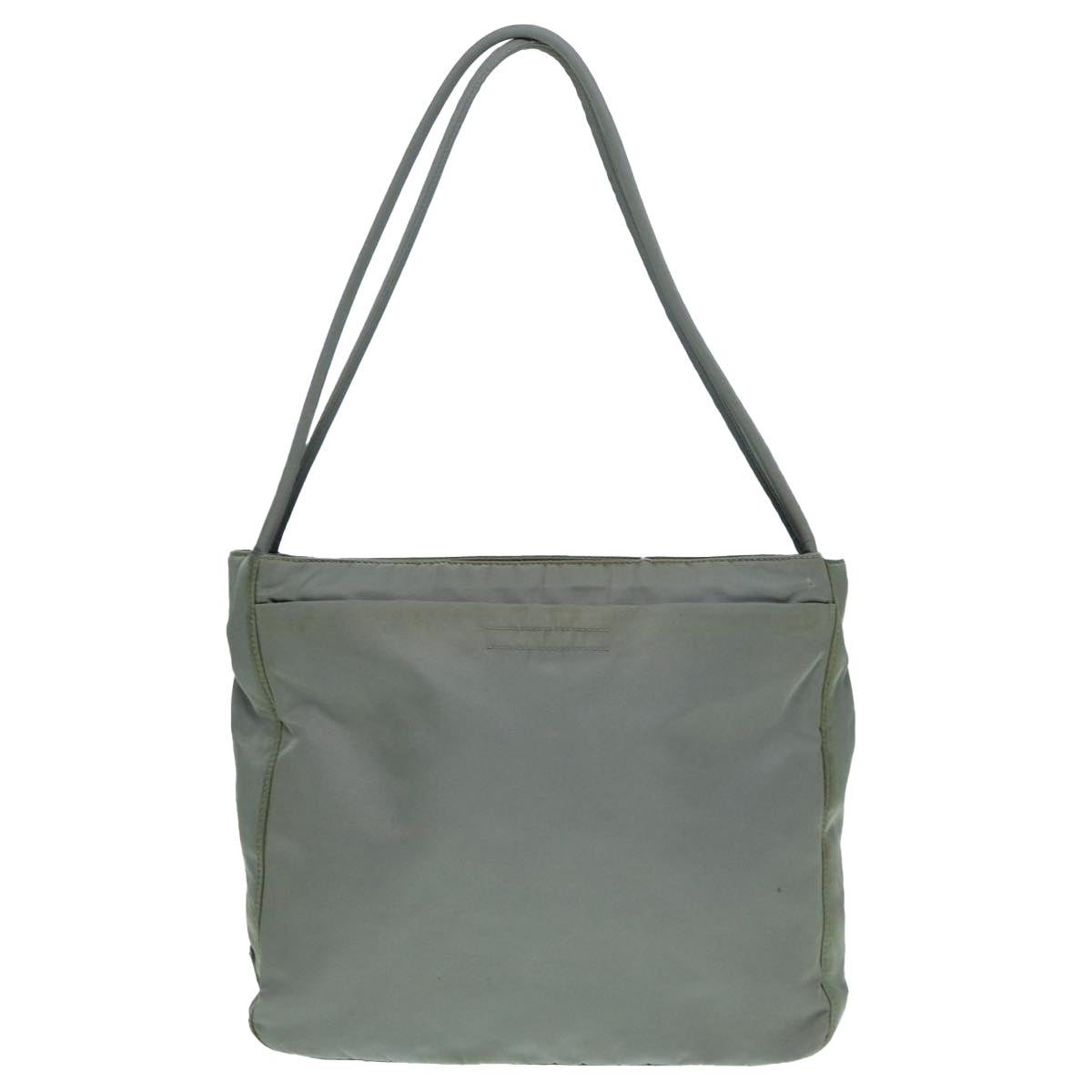 Luxury Prada Tote Bag Nylon Gray Silver  bs17648