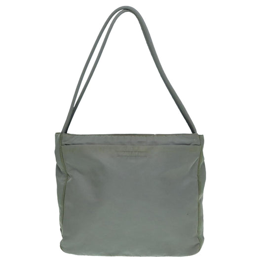 Luxury Prada Tote Bag Nylon Gray Silver  bs17648