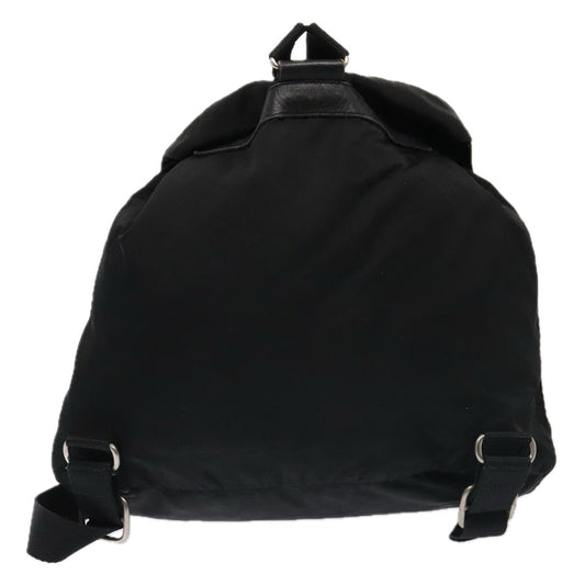 Luxury Prada Backpack Nylon Black Silver  bs17650