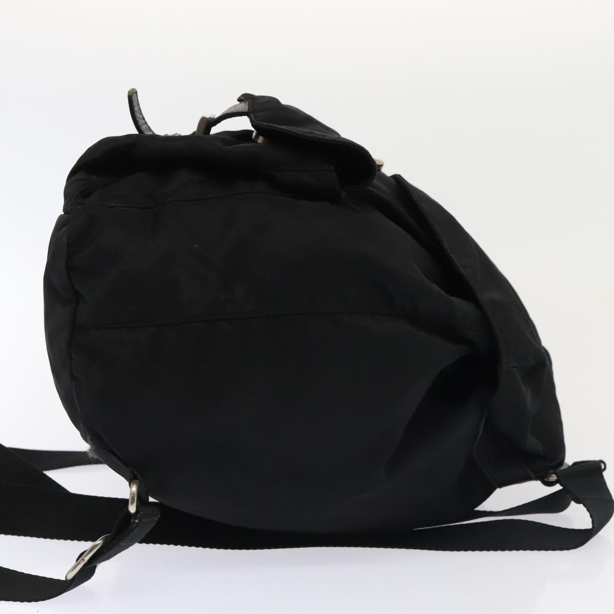 Luxury Prada Backpack Nylon Black Silver  bs17650