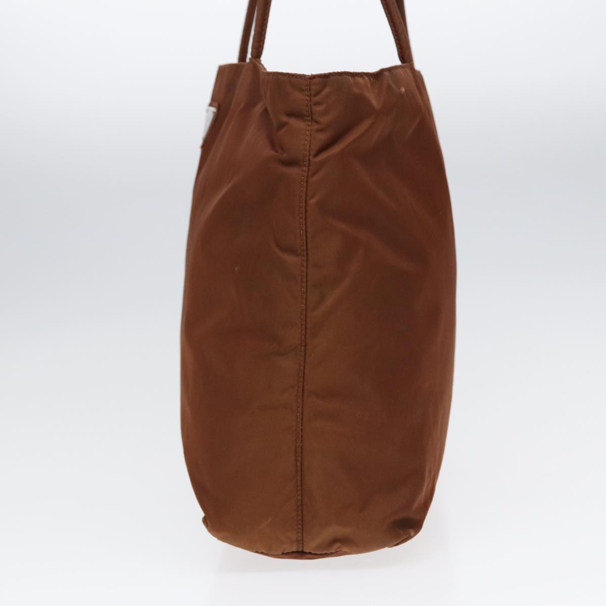 Luxury Prada Tote Bag Nylon Silver Brown  bs17673