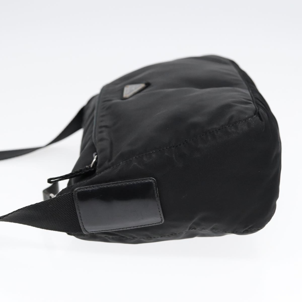 Luxury Prada Shoulder Bag Nylon Black Silver  bs17764