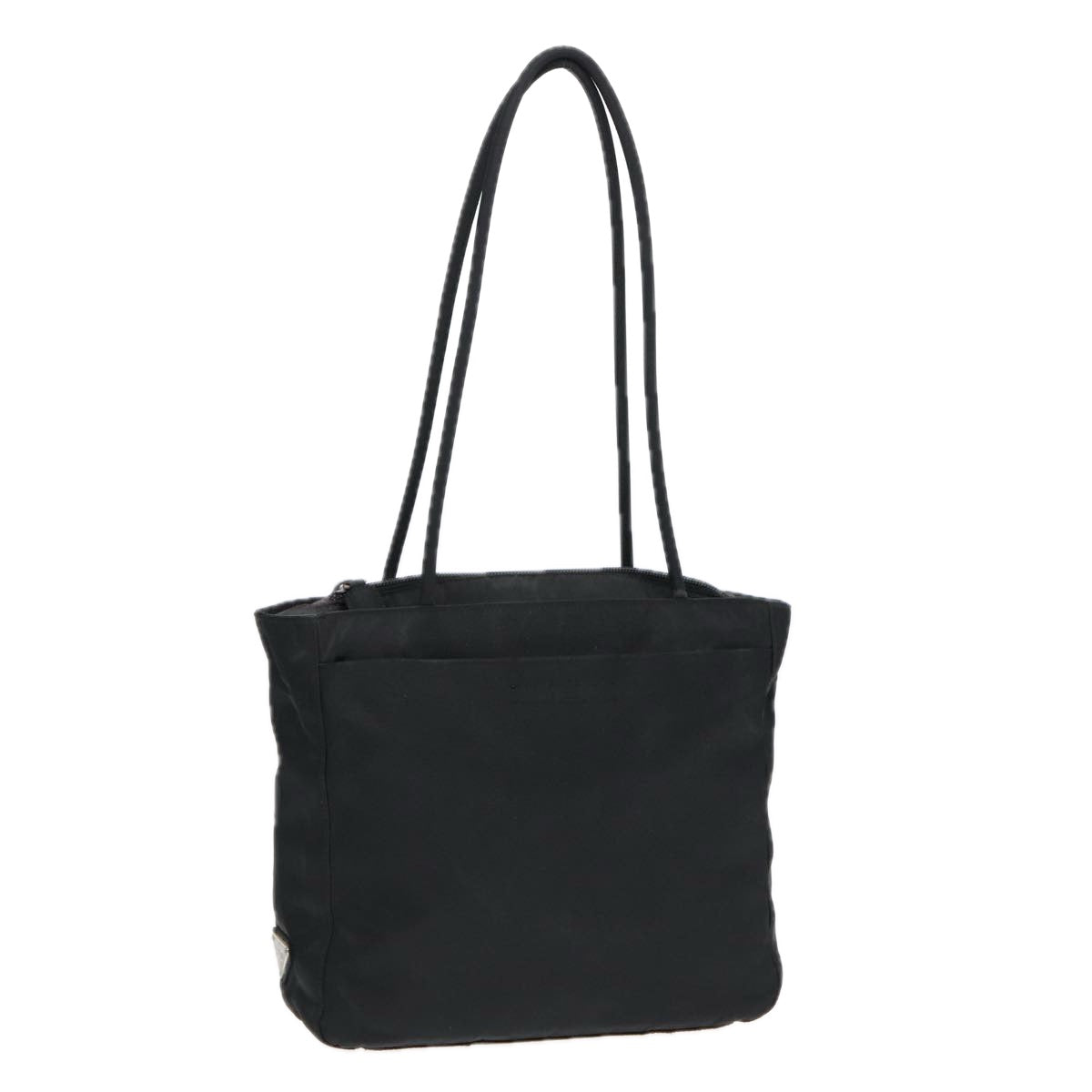 Luxury Prada Tote Bag Nylon Silver Black  bs17775