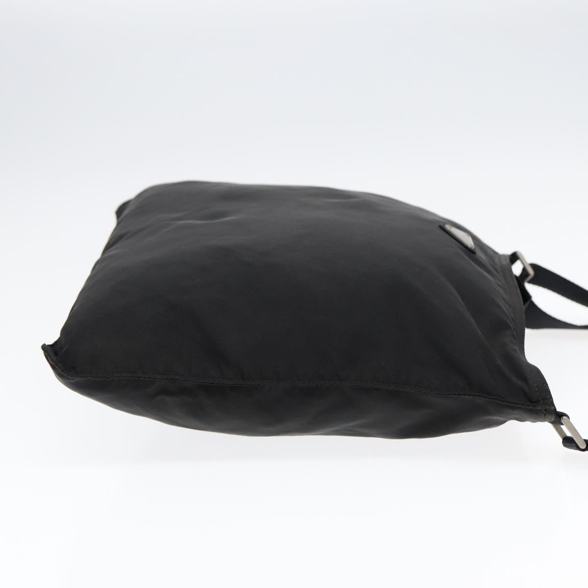 Luxury Prada Shoulder Bag Nylon Black Silver  bs17788