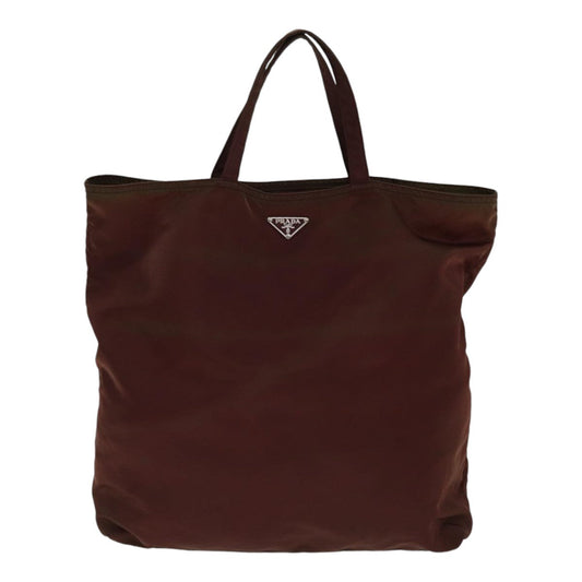 Luxury Prada robot Hand Bag Nylon Brown  bs17789