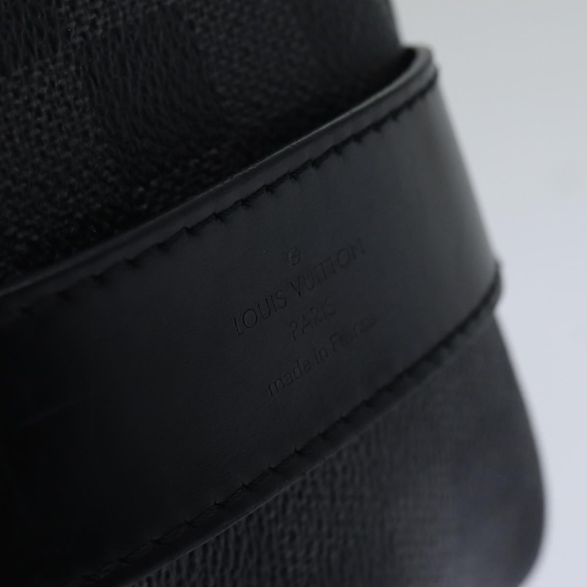 LOUIS VUITTON Damier Graphite Toilet Pouch Clutch Bag N47625 LV bs17818