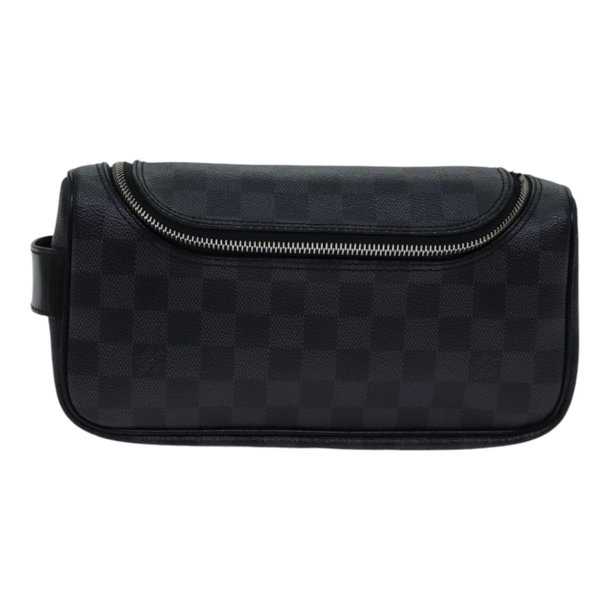 LOUIS VUITTON Damier Graphite Toilet Pouch Clutch Bag N47625 LV bs17818