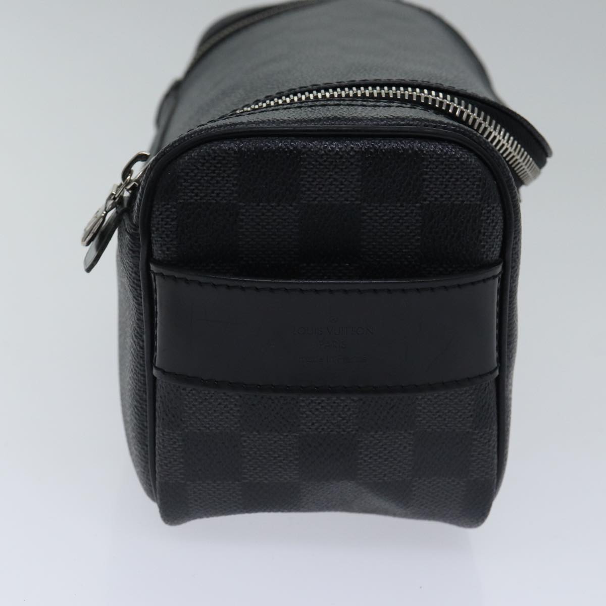 LOUIS VUITTON Damier Graphite Toilet Pouch Clutch Bag N47625 LV bs17818
