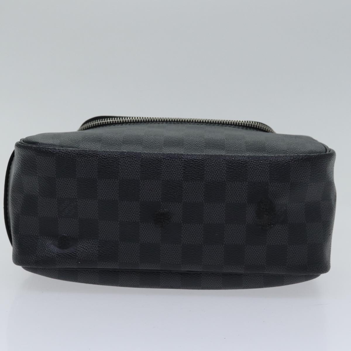 LOUIS VUITTON Damier Graphite Toilet Pouch Clutch Bag N47625 LV bs17818