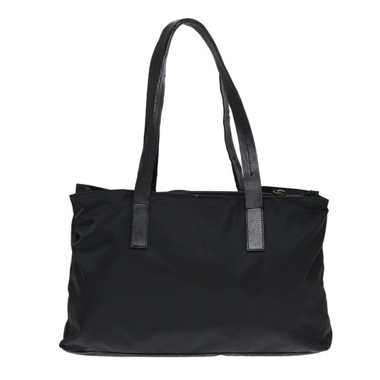 Luxury Prada Tote Bag Nylon Silver Black  bs17867