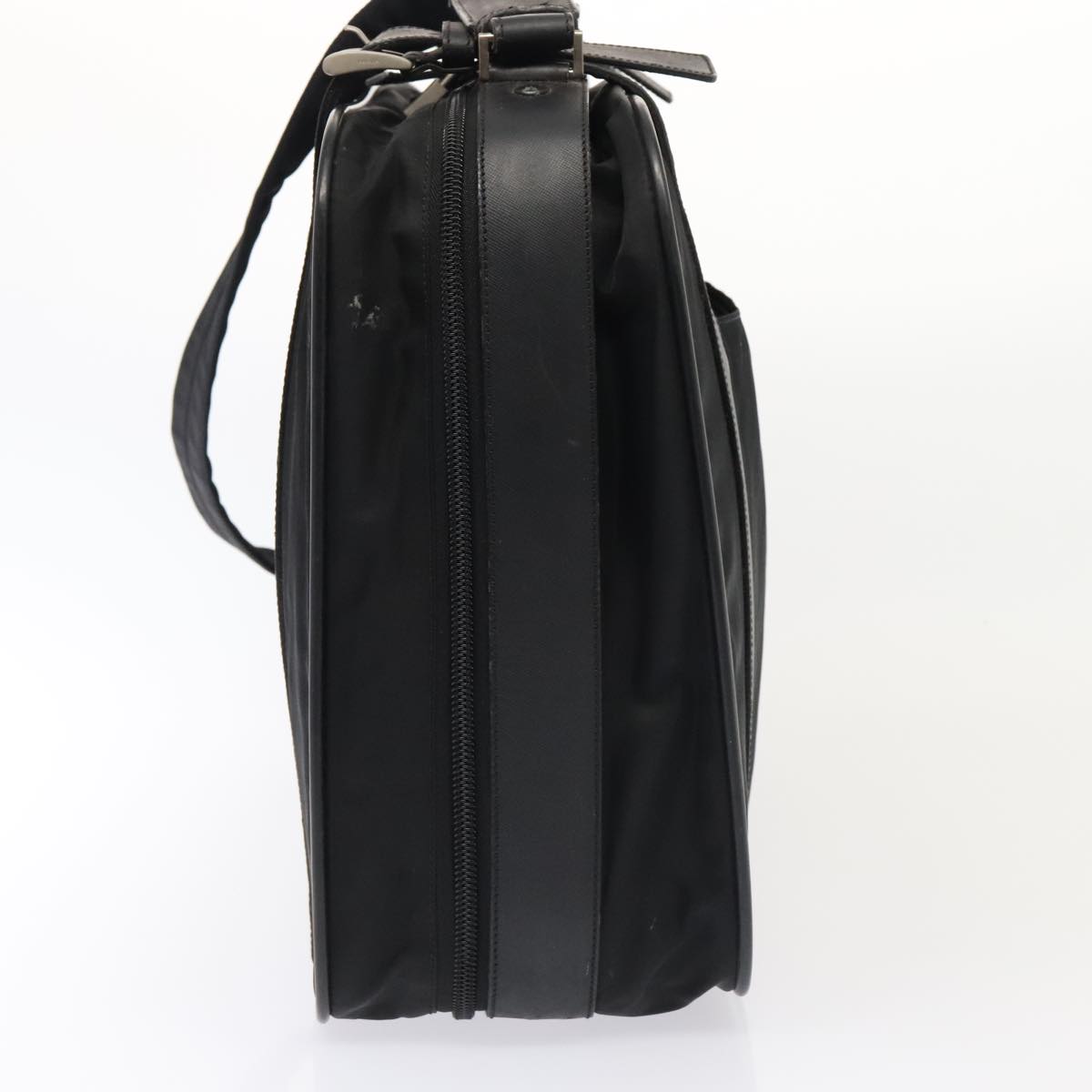 Luxury Prada Hand Bag Nylon 2way Black Silver  bs17871