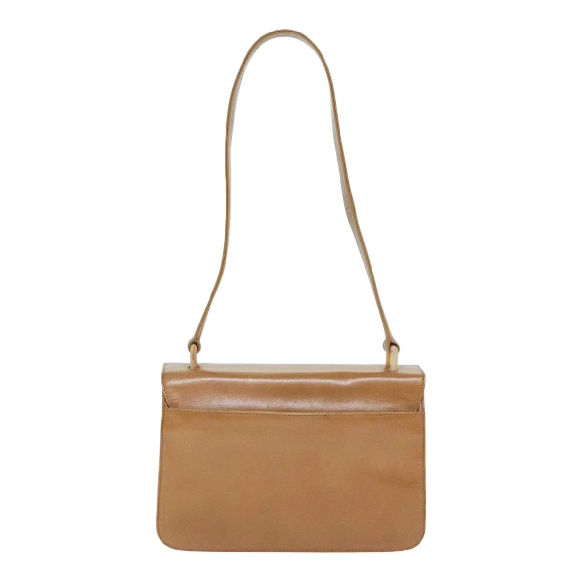 Luxury Prada Shoulder Bag Leather Brown Silver  bs17883