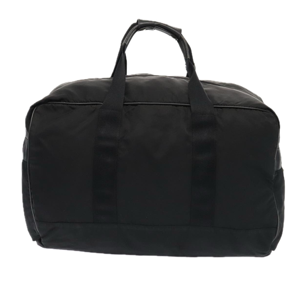 Luxury Prada Boston Bag Nylon Black Silver  bs17884