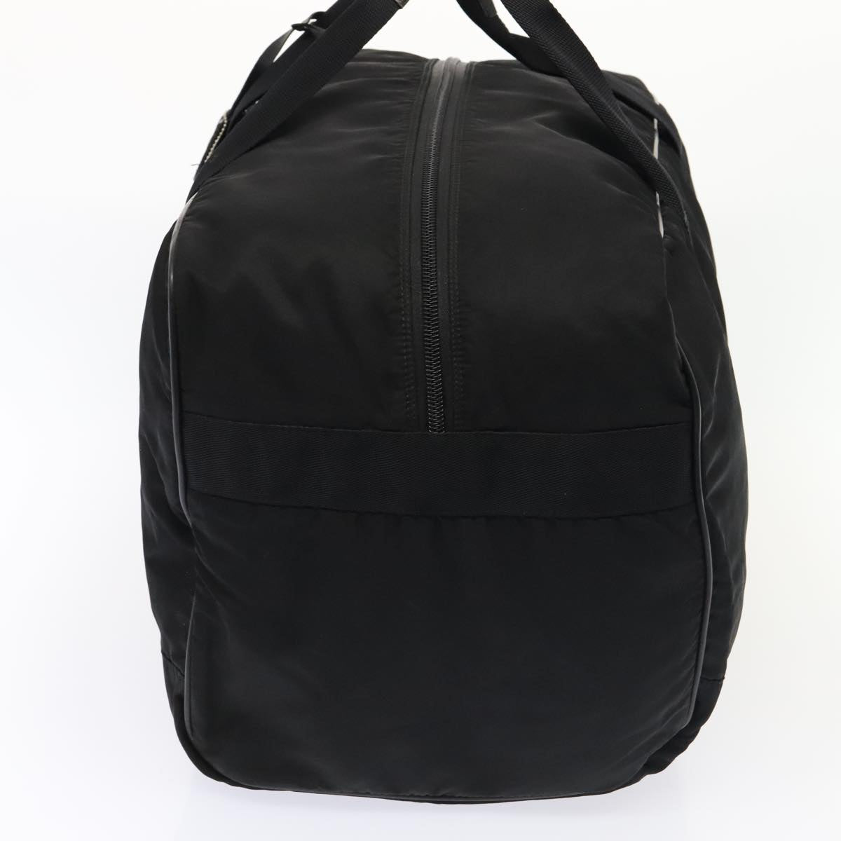 Luxury Prada Boston Bag Nylon Black Silver  bs17884