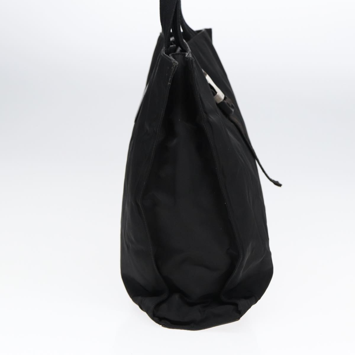 Luxury Prada Tote Bag Nylon Silver Black  bs17885