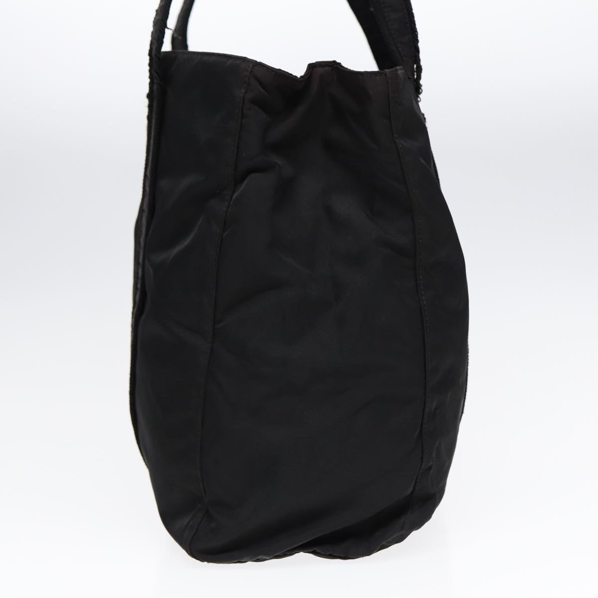 Luxury Prada Tote Bag Nylon Silver Black  bs17886