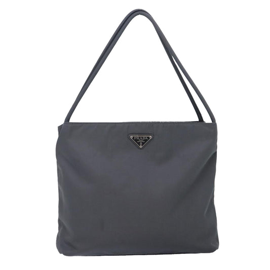 Luxury Prada Tote Bag Nylon Gray Silver  bs17910